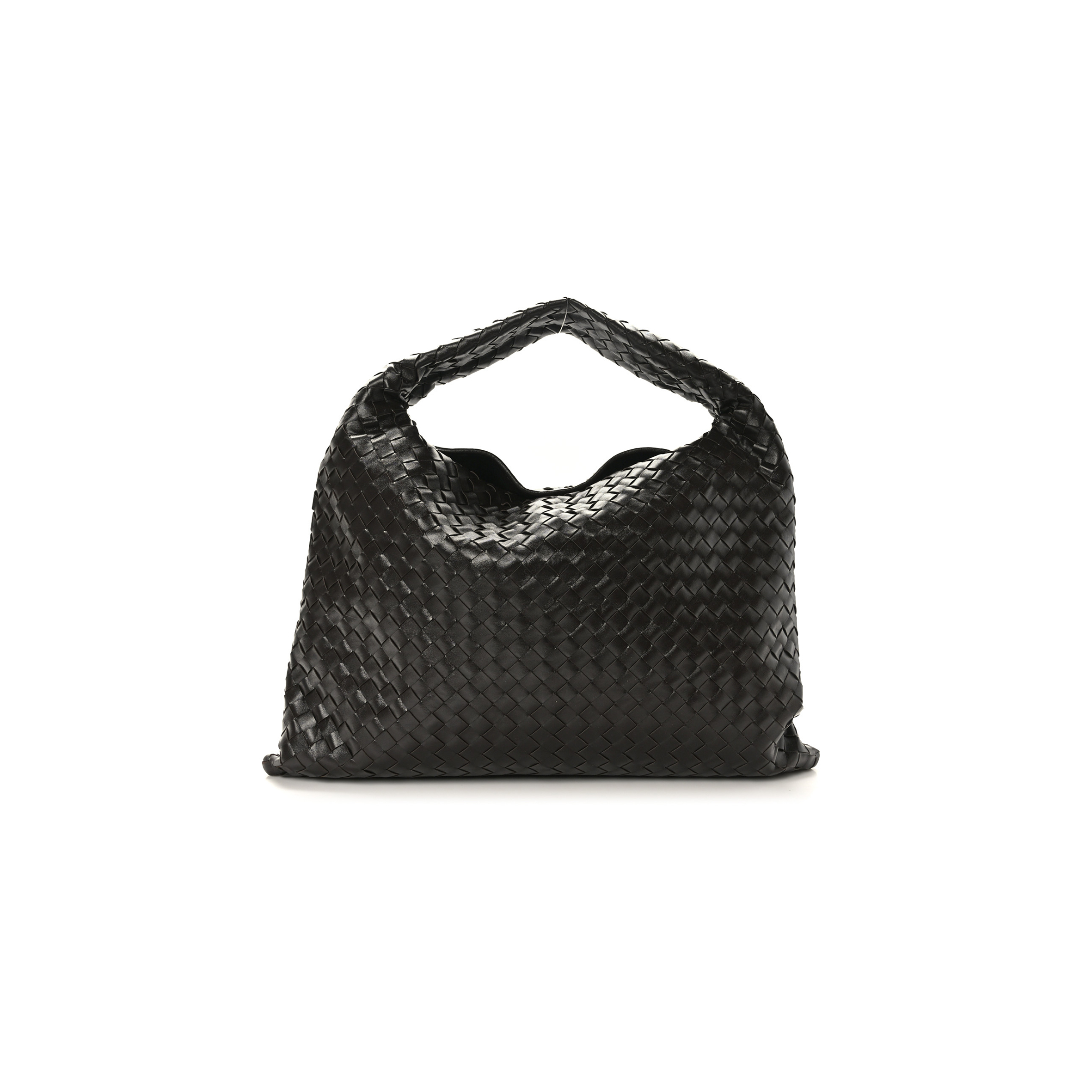 BOTTEGA VENETA NAPPA INTRECCIATO LARGE HOP EBANO  (56*43*8cm)